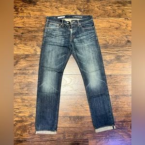 GAP 1969 Japanese Selvedge Slim Fit Mens Jeans Size 34 x 34
